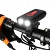 Lampka LED dviračio žibintas, priekinis, 1800 liumenų, stiprus + galinis -s103