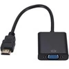 Konwerter HDMI į VGA keitiklis D-Sub 15 kontaktų adapterio kabelis monitorius „Full HD 1080p“