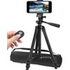 RTO Statyw 4w1 tripod 103cm uchwyt na aparat telefon + pilot do zdjęć selfie