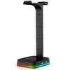 RTO Stojak uchwyt na ausinės oświetlenie rgb hub usb