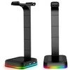 RTO Stojak uchwyt na ausinės oświetlenie rgb hub usb