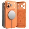 „Ringke iPhone 17 Pro Max“ silikoninis magnetinis dėklas, mandarinų spalvos