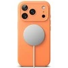 „Ringke iPhone 17 Pro Max“ silikoninis magnetinis dėklas, mandarinų spalvos