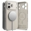 „Ringke“ silikoninis magnetinis „MagSafe“ dėklas, skirtas „iPhone 17 Pro“ – rusvai geltonas