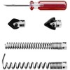 Vamzdžių valiklio stūmiklio priedų rinkinys 30 - 100 mm 16 mm MSW POWER DRAIN CLEAN 2.3E