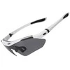 Rockbros 10142 photochromic UV400 dviratininko akiniai – baltos spalvos