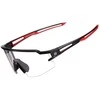 Rockbros 10173 Photochromic UV400 Cycling Glasses – Juodas and Raudona