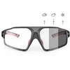 Rockbros SP216BK photochromic UV400 dviratininko akiniai – juodos spalvos and raudonos spalvos