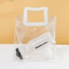 Rockbros 750 ml Bicycle Bottle - Transparent with Juodas Mouthpiece