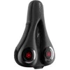 Rockbros LF044R saddle cover + rain cover – juodos spalvos and red