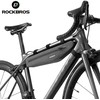Rockbros AS-052 waterproof dviračio krepšys for frame – pilkos spalvos
