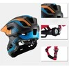 Rockbros TT-32SOBL-S children's bicycle helmet with removable chinbar, dydis S – juodas and oranžinis