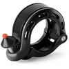 Rockbros 34210028001 Q-shaped bicycle bell – juodos spalvos