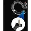 Rockbros 34210028001 Q-shaped bicycle bell – juodos spalvos