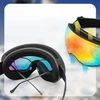 Rockbros SP284 Vaikiški slidinėjimo akiniai su nerasojančiais akiniais, UV filtru ir pilkais lęšiais bei raudonu veidrodėliu - Juodas
