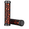 Rockbros 2017-14AOR bicycle grips – juodos spalvos and oranžinis