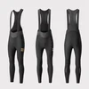 Rockbros YDCK012-1 Long Fleece Bib Tights with Pad Size S - Juodas