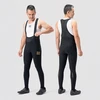 Rockbros YDCK012-1 Long Fleece Bib Tights with Pad Size S - Juodas