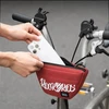 Rockbros G011 „Flash Journey“ trapecijos formos dviračio krepšys su vairu, 0,7 l – raudonas