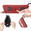 Rockbros G011 „Flash Journey“ trapecijos formos dviračio krepšys su vairu, 0,7 l – raudonas