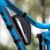 Rockbros B55-BK bicycle bag for frame 0.7 l - juodos spalvos