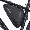Rockbros B39-2 waterproof dviračio krepšys for frame – juodos spalvos