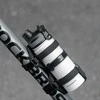 Rockbros 50210064001 dviračio dirželis su lipnia juosta „Bluetooth“ garso kalbai arba vandens buteliukui – juodos spalvos
