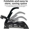 Rockbros 42430001001 foot pompa with display - juodos spalvos