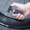 Rockbros CO₂ siurblys, aliuminio lydinio vožtuvo galvutė, be kasetės, suderinamas su „Presta“ / „Schrader“ - juodas
