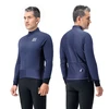 Rockbros YDWT014 Winter Fleece Double Layer Cycling Jacket Size L - Mėlyna