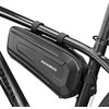 Rockbros B66 waterproof dviračio krepšys for frame – juodos spalvos