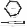 Rockbros 32140003001 sulankstoma dviračio spyna su raktu ir rankena, 68 cm - juodas