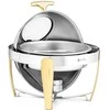 Royal Catering Apvalus bain-marie šildytuvas makaronų patiekalams su ritininiu dangteliu, 6 l