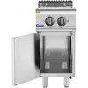 Viryklė Royal Catering Atskirai pastatoma elektrinė virtuvė su spintele 2 kaitvietės 5,2 kW 400 V