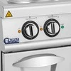 Viryklė Royal Catering Atskirai pastatoma elektrinė virtuvė su spintele 2 kaitvietės 5,2 kW 400 V