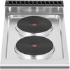 Viryklė Royal Catering Atskirai pastatoma elektrinė virtuvė su spintele 2 kaitvietės 5,2 kW 400 V