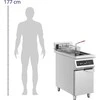 Royal Catering Atskirai pastatoma indukcinė gruzdintuvė su spintele 30 l 60-190 C 380 V 10000 W