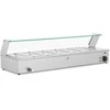 Royal Catering Bain-marie maisto šildomasis bufetas su dangteliu 6 x GN 1/3 2100 W