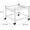 Royal Catering Bazinis vežimėlis fermentaciniam virduliui 45 x 45 cm iki 150 kg