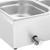 Royal Catering Bain-marie maisto šildomasis bufetas su dangteliu 3 x GN 1/2 2000 W