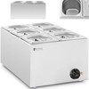 Royal Catering Bain-marie elektrinis šildytuvas 6 x GN 1/6 640 W