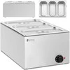Royal Catering Bain-marie elektrinis šildytuvas 3 x GN 1/3 640 W
