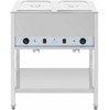 Royal Catering Bain-marie maitinimo šildytuvas su pagrindu, laisvai pastatomas 2 x GN 1/1 1265 W