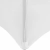 Royal Catering Lankstus universalus užvalkalas ovalo formos stalui, skersmuo. 150 cm baltos spalvos