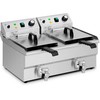 Royal Catering Dviguba dviejų kamerų gruzdintuvė 2 x 11 l 6000 W