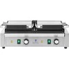 Royal Catering Dvigubo kontakto grotelės su lygia ir griovelio plokšte 48 x 23 cm 3600 W