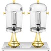 Royal Catering Vėsinantis bufetas sulčių ir gėrimų dozatorius, dvigubas, 2 x 8 l