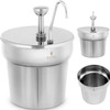 Royal Catering Kečupo padažo dozatorius su pompa, plieno, 6,6 l