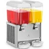 Royal Catering Sulčių gėrimų aušintuvo dozatorius, dvigubas, 2x 18L