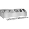 Royal Catering Ekspozytor stojak na pojemniki 3x GN1/6 2x GN1/9 + pokrywki Nerūdijantis plienas